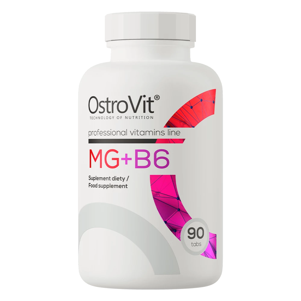 OstroVit - Mg + B6 - 90 tabletek